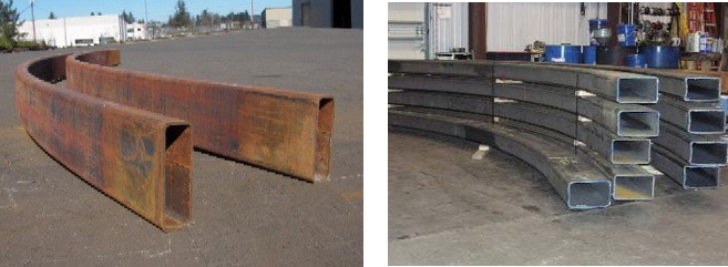Examples of rectangular bent HSS e1589818991455 Bending of Hollow Structural Sections