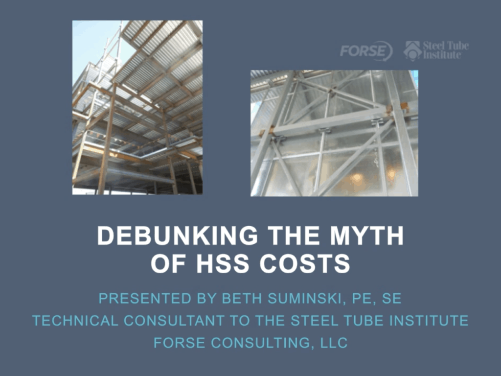 HSS Webinars On Demand | Steel Tube Institute