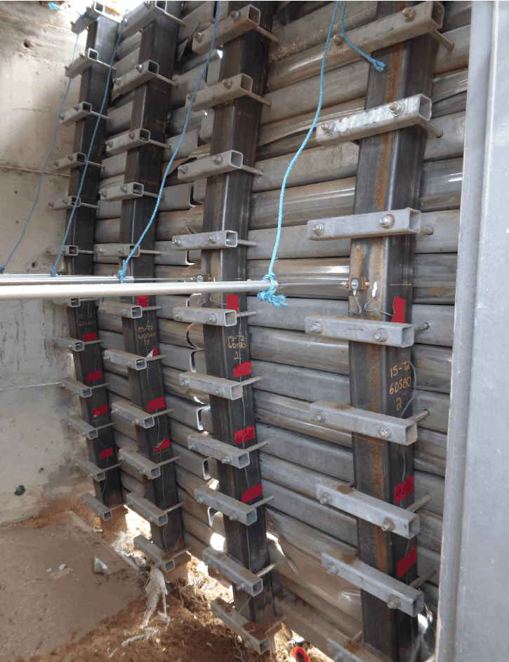 Figure 3: Square CFDST columns after air-blast loading