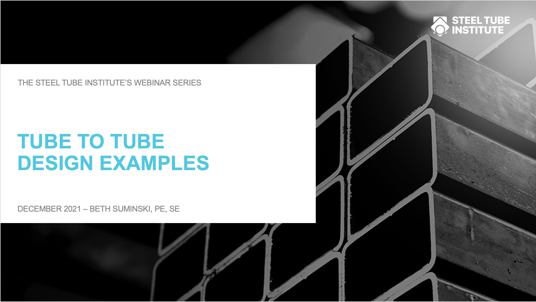 Tube-To-Tube Design Examples Webinar On Demand