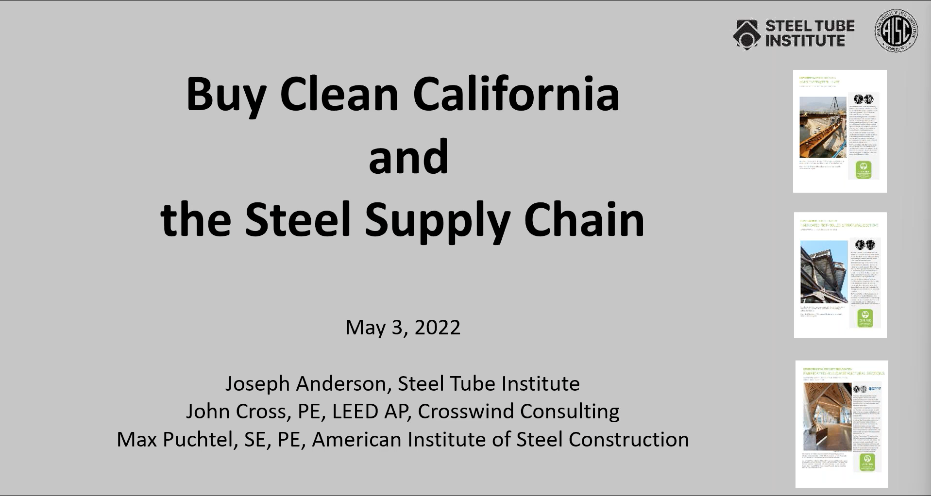 Revised Buy Clean California Webinar Cover