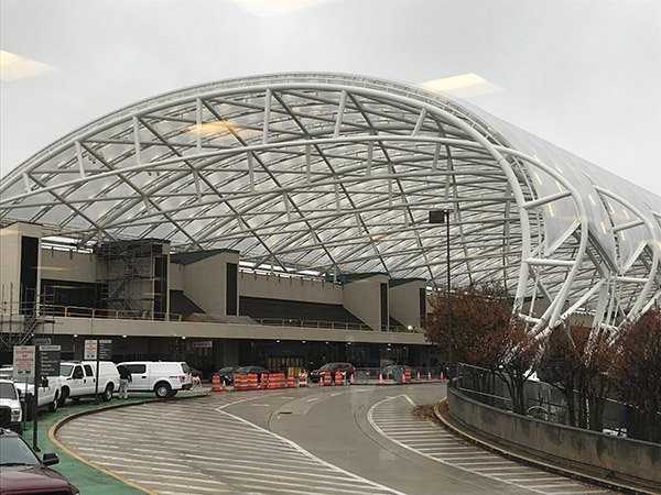 HSS in the canopy structure at Hartsfield Atlanta Airport