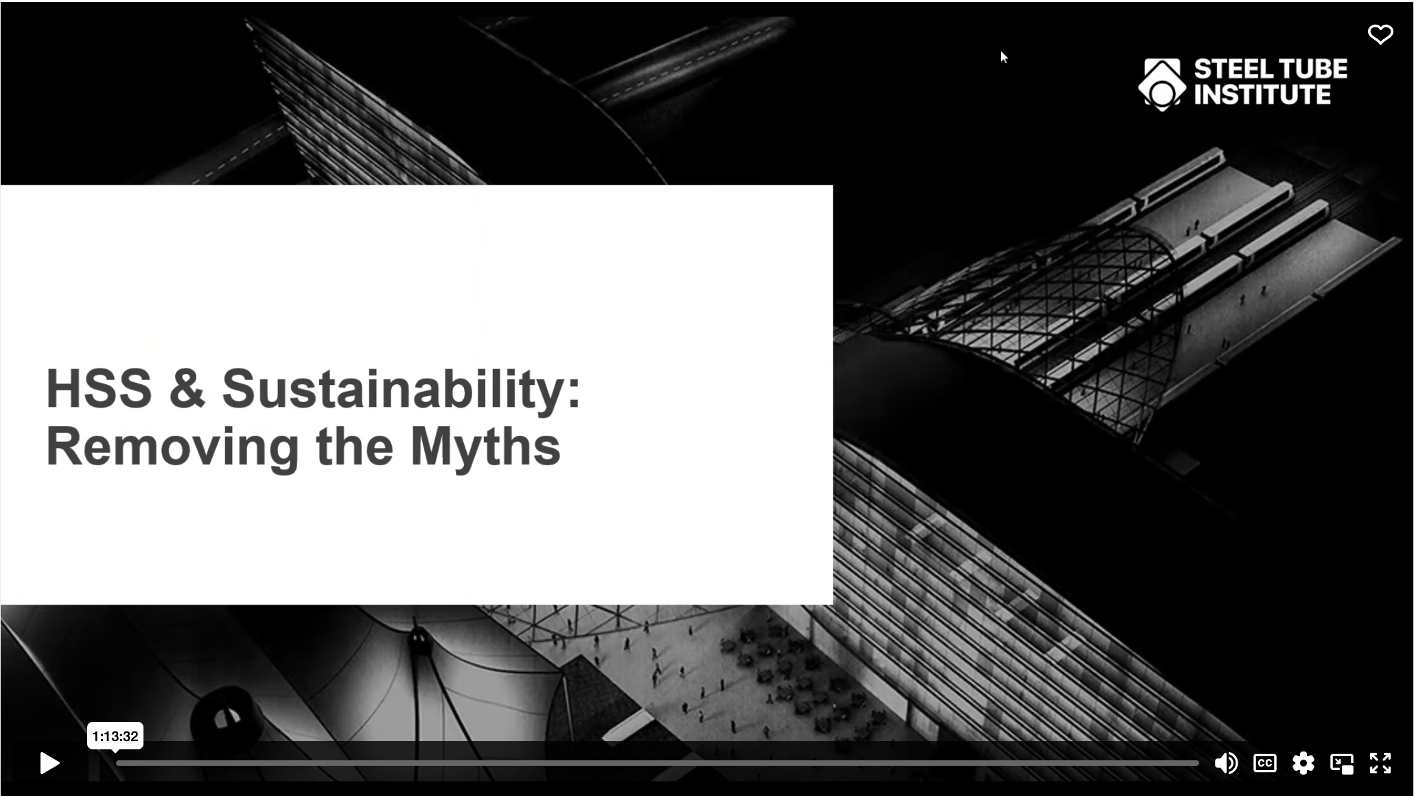 Webinar on Demand: HSS & Sustainability: Removing the Myths presentation cover