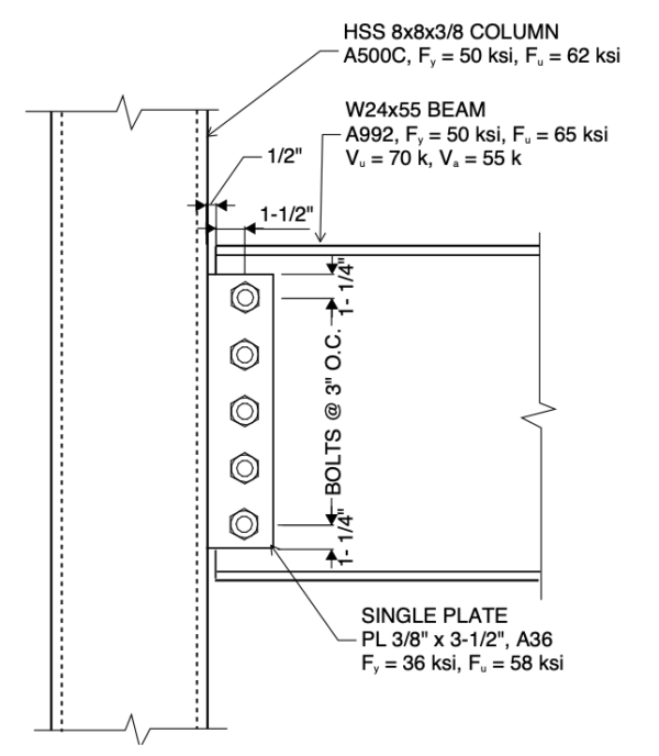 Deep Dive into HSS Shear and Moment Connection Examples Steel Tube Institute