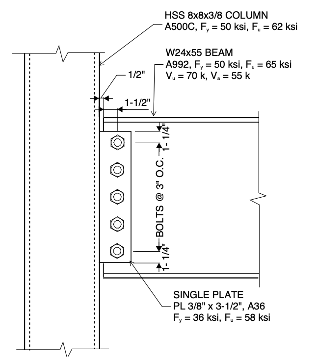 Deep Dive Into Hss Shear And Moment Connection Examples Steel Tube