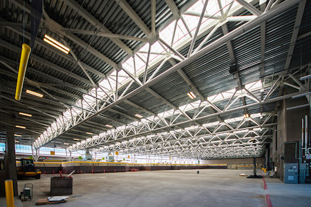 North Transfer Station - trusses