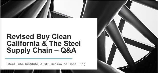 Revised Buy Clean California and the Supply Chain Q&A