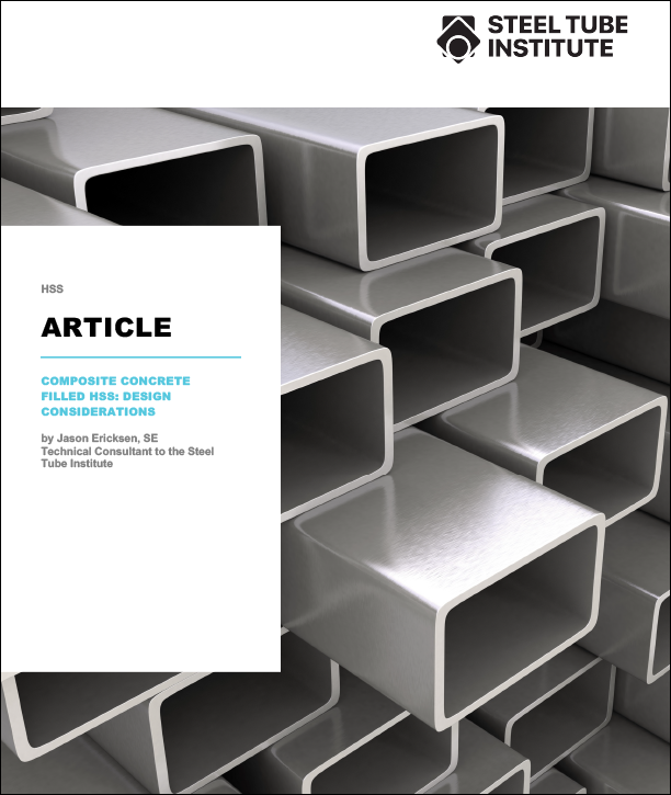 Composite Concrete Filled HSS: Design Considerations - cover