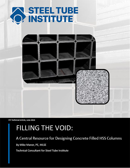 Filling the Void: A Central Resource for Designing Concrete Filled HSS Columns - cover