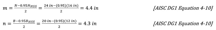 AISC DG1 Equation 4-10