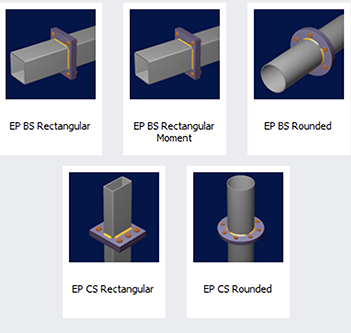 HSS Reference Guide No. 3: HSS Column/Chord Splice Connections 15 Bentley Ram EP software