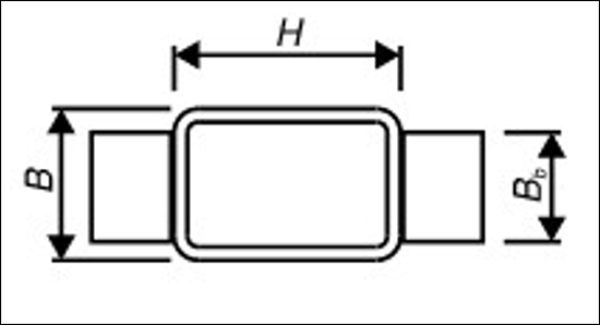 HSS Moment Connections Design Examples: Transverse Flange Plates 2 HSS Moment Connections Transverse Plates Figure2 Chord Brand Dimensions 550w HSS Moment Connections Design Examples: Transverse Flange Plates