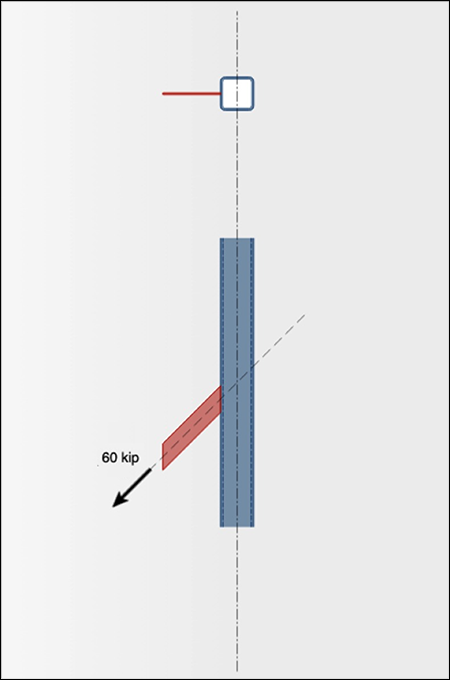 HSS Reference Guide No. 5: HSS Brace to HSS Column Connections 19 HSS Connex - Plate-to-HSS connection
