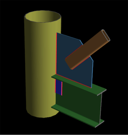 HSS Reference Guide No. 5: HSS Brace to HSS Column Connections 18 RISA Connection - HSS Brace-HSS Column Connection