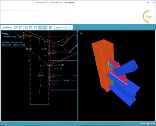 HSS Connection Design Software Capabilities in 2025 13 Descon - HSS connection software