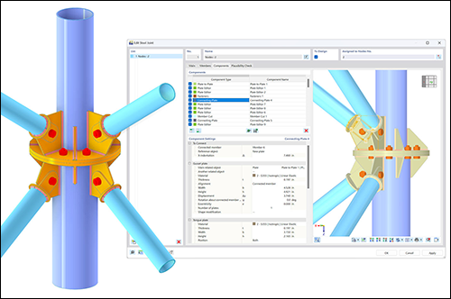 HSS Connection Design Software Capabilities in 2025 19 RFEM 6 - Steel Joints Add-On example