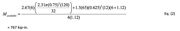 HSS Splice Design | Part 3: Rectangular HSS Bolted End-Plate Connections Under Bending Moment 11 Equation for the available moment capacity for the limit state of end-plate plastification