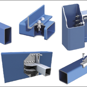 One-sided connections with HSS