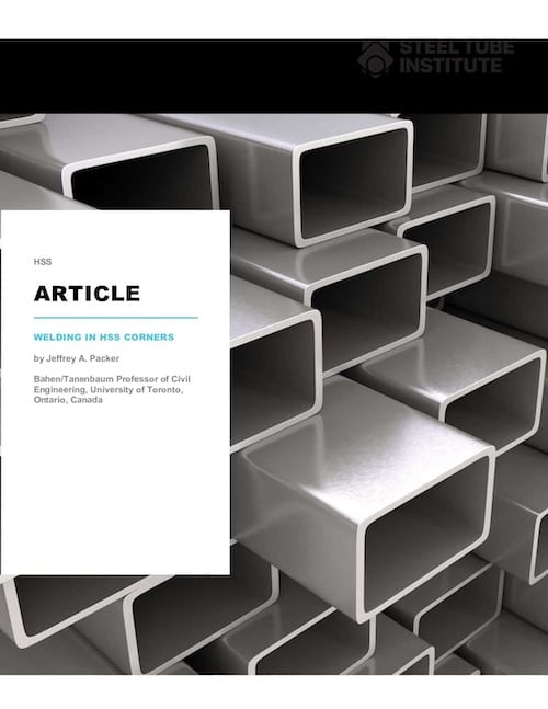 Cover for Welding in HSS Corners