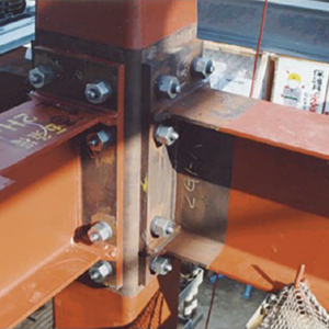 HSS End Plate with One-Sided Bolts