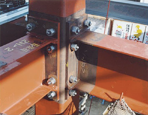 HSS End Plate with One-Sided Bolts