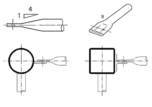 Figure 13: Flattened HSS Connection