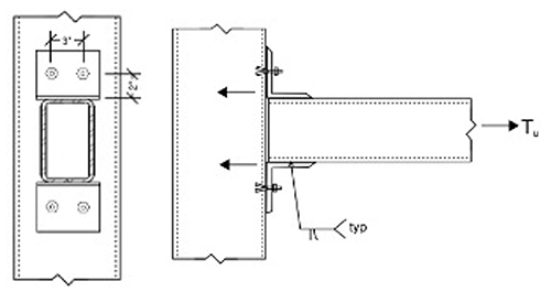 Figure 23: Field Bolted HSS Connection