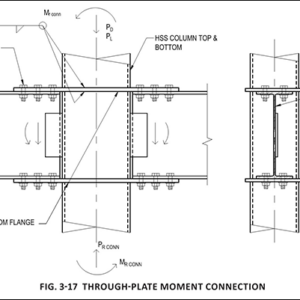 Through Plate Moment Connection Drawing